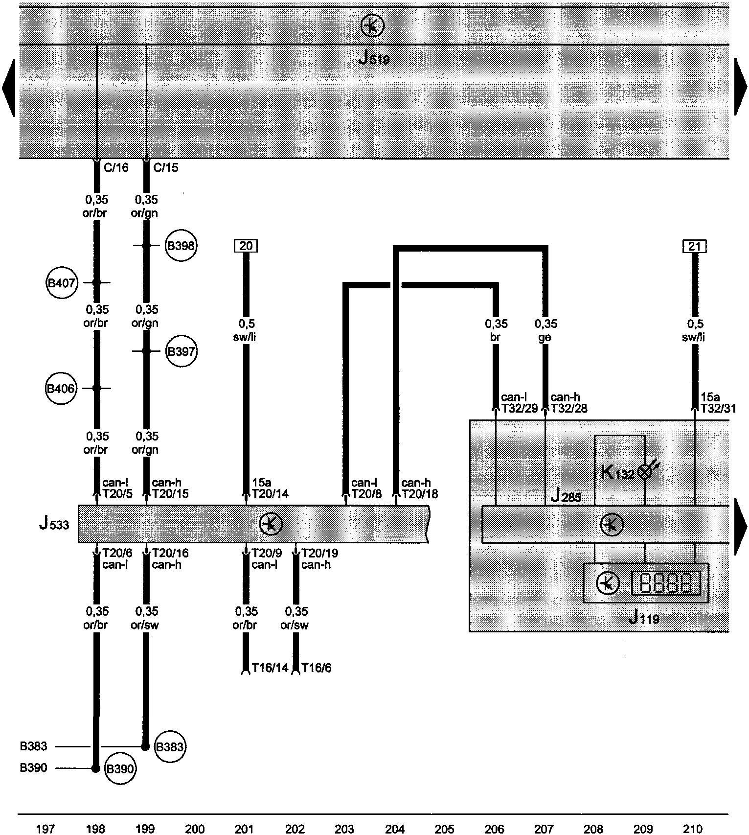 電路圖 (1.4T CFBA發(fā)動機(jī))